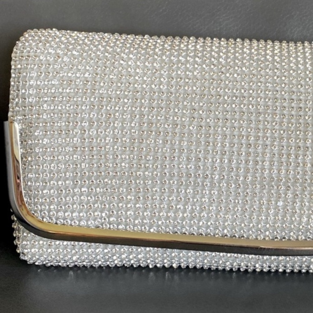 Kelly & Katie Silver Clutch